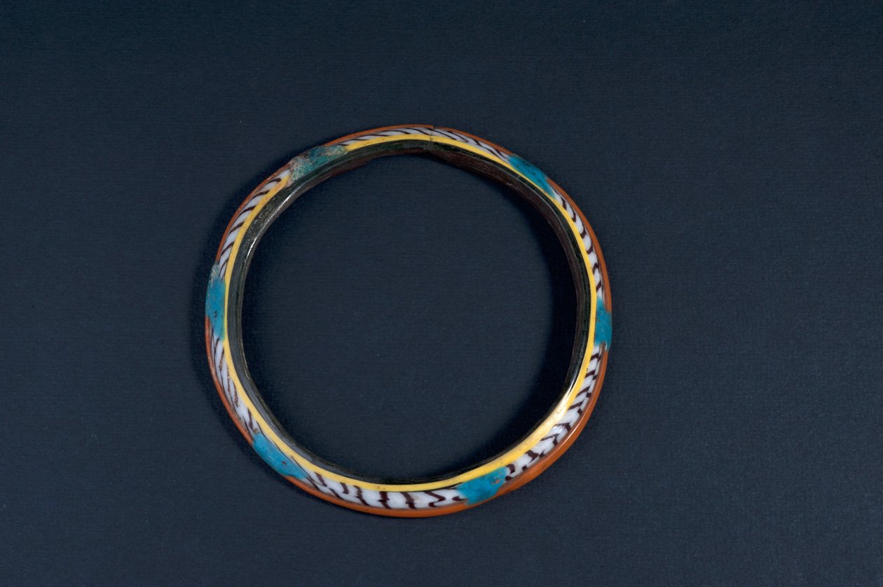 Armband (gekleurd glas) door Roman