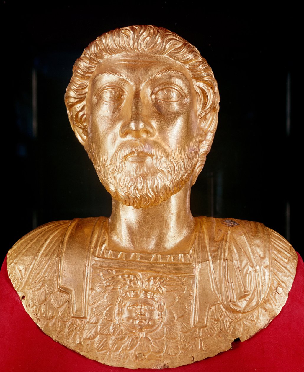 Buste van Marcus Aurelius (121-180 AD) door Roman