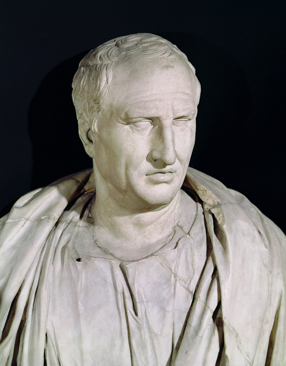 Buste van Marcus Tullius Cicero (detail) door Roman