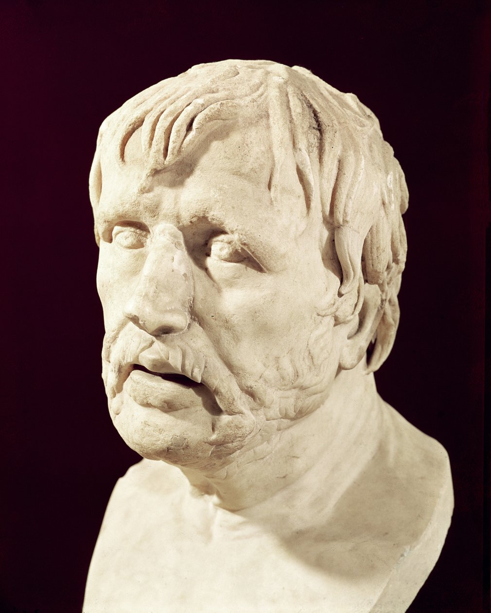 Buste van Seneca (4 v.Chr.-65 n.Chr.) door Roman