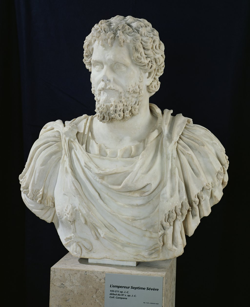 Buste van Septimus Severus (145-211) door Roman