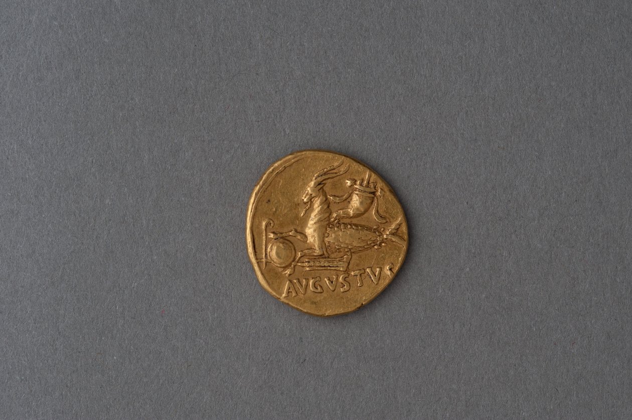 Munt van Augustus (goud) door Roman