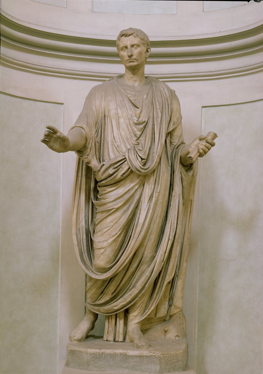 Keizer Augustus (63 v.Chr.-14 n.Chr.) door Roman
