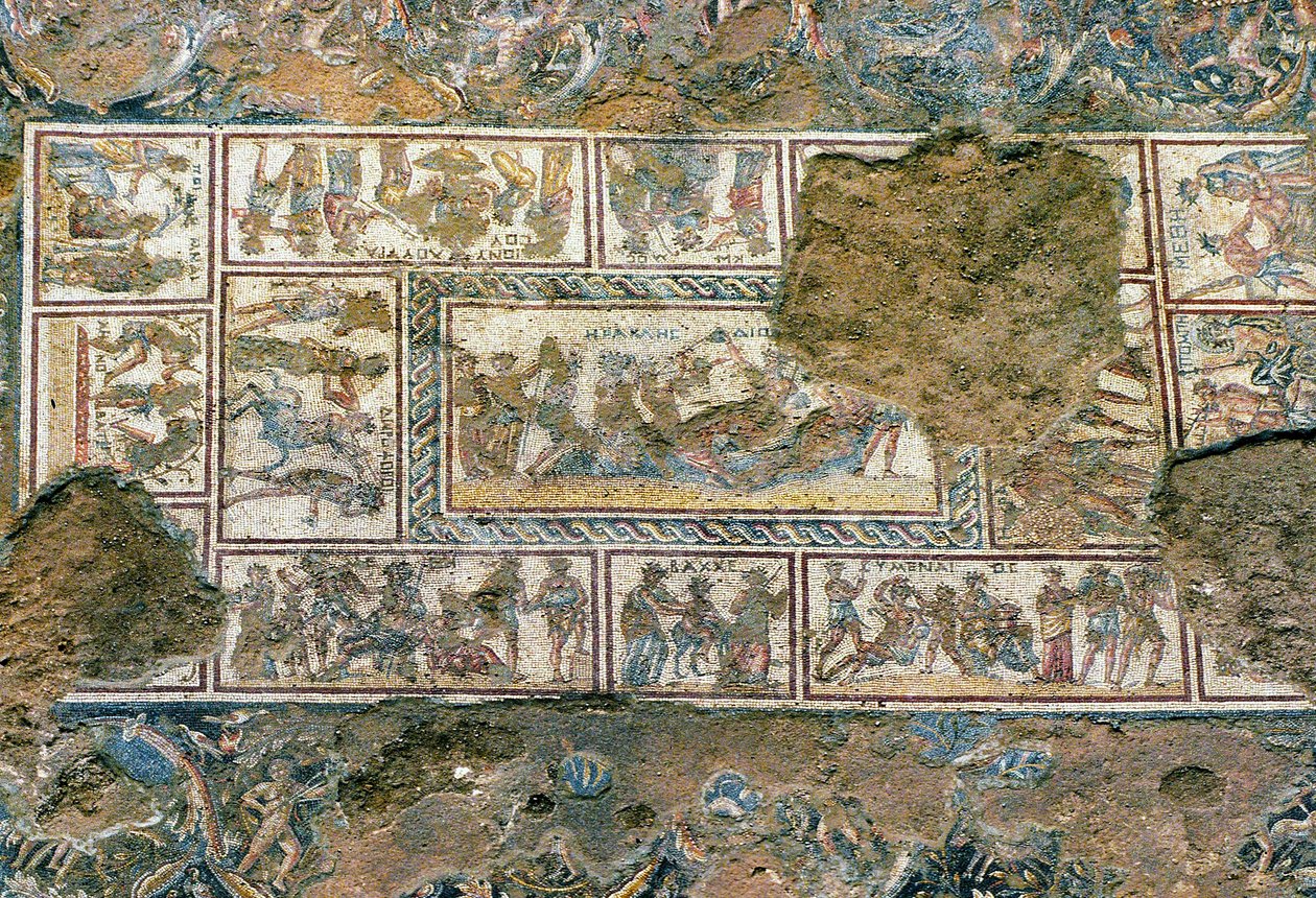 Sepphoris mozaïek, Tzippori door Roman