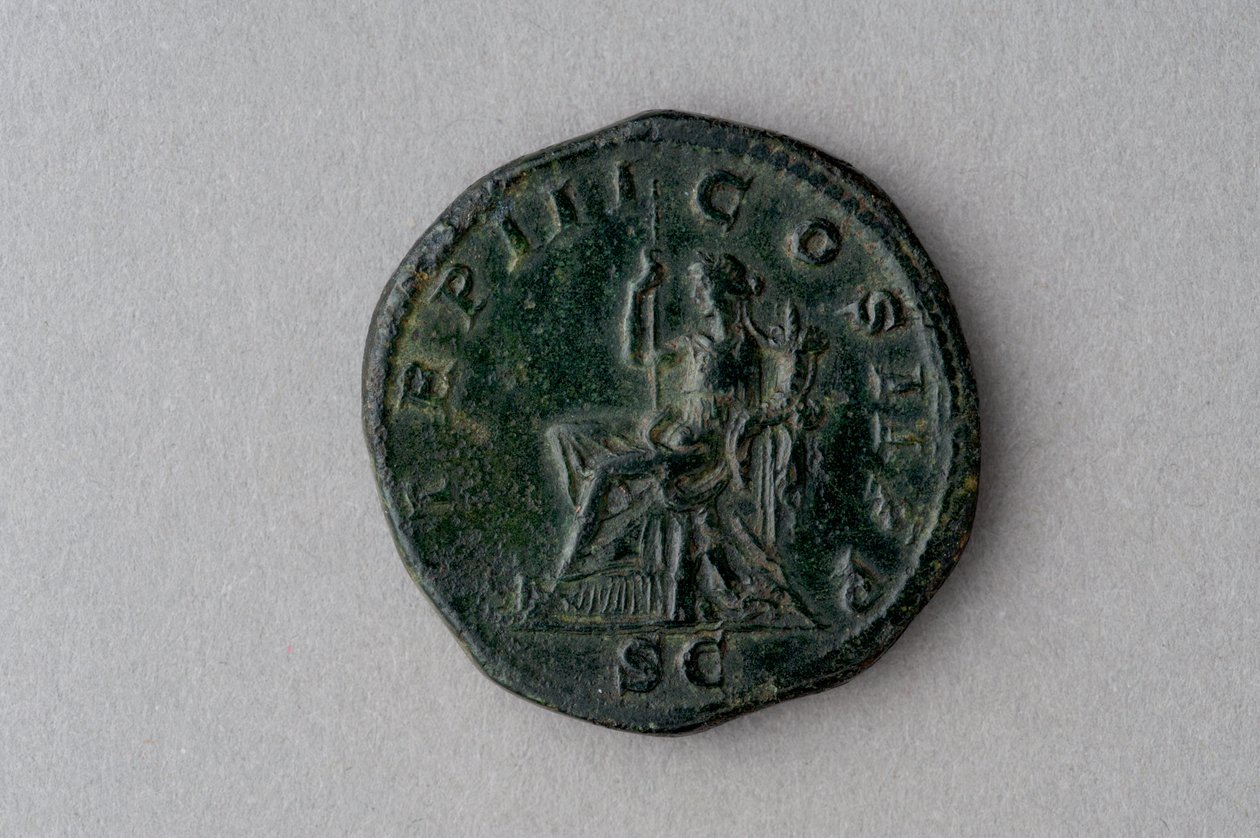 Sestertius van Geta (brons) door Roman