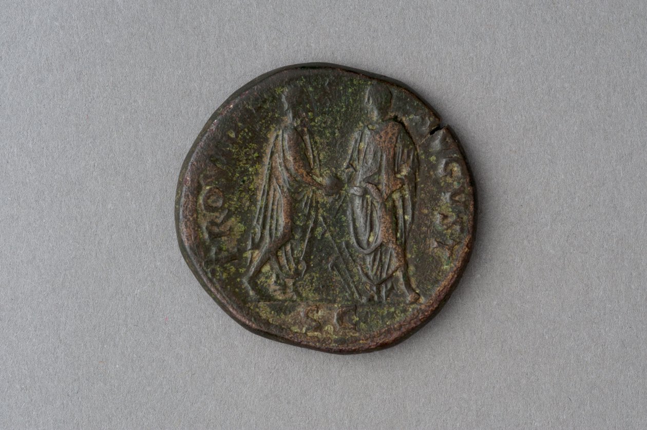 Sestertius van Titus (brons) door Roman