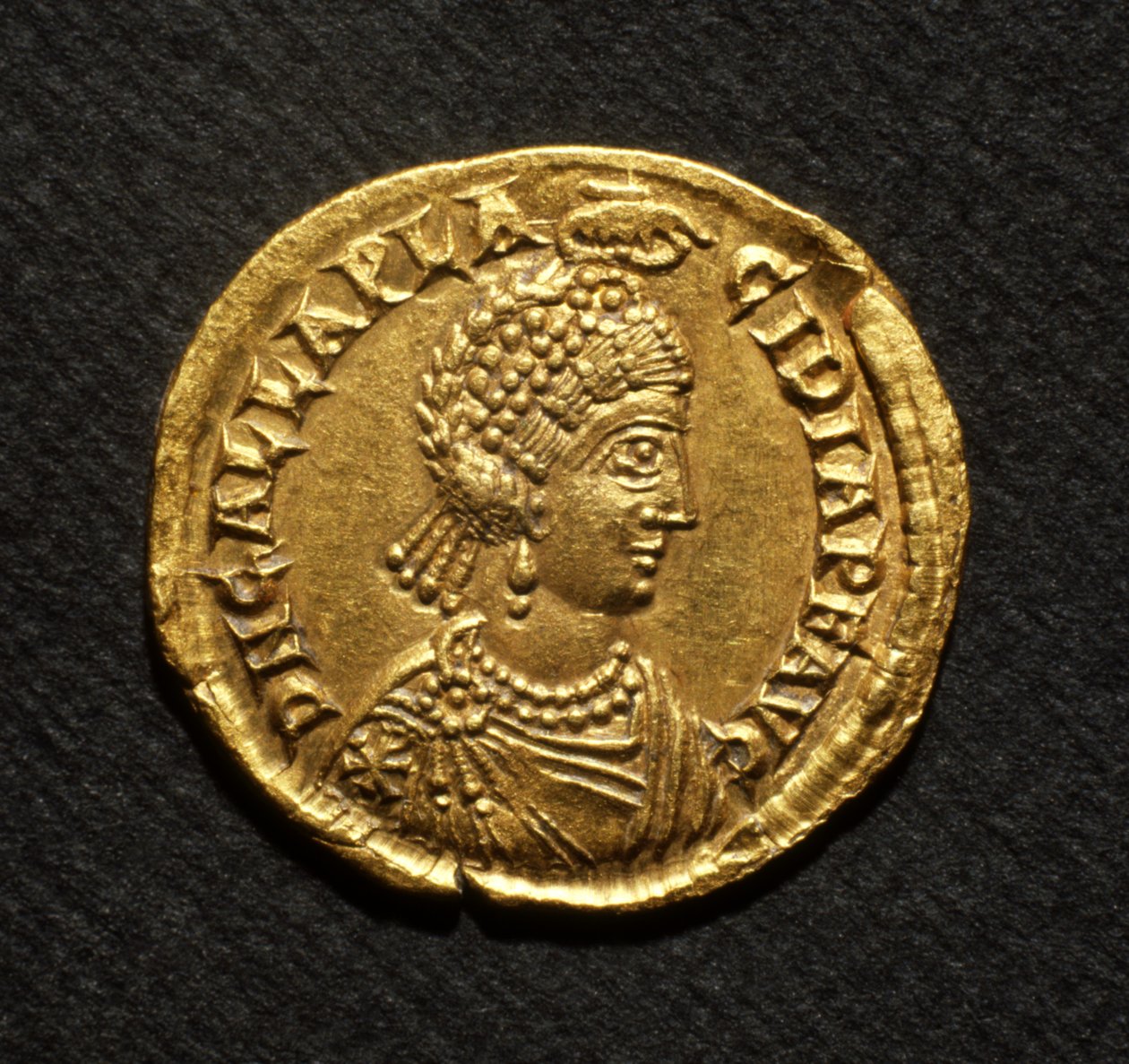 Solidus van Galla Placidia, 425-50 door Roman