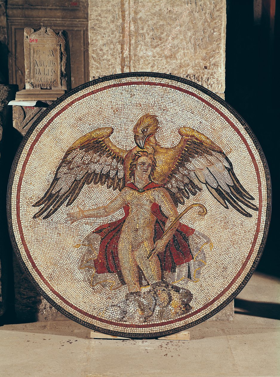 De Ontvoering van Ganymedes, 2e-3e eeuw door Roman