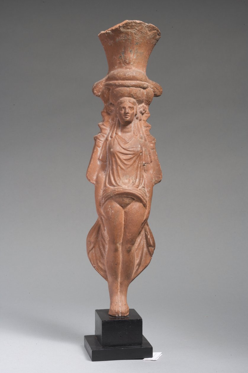 Romeins-Egyptisch vat in de vorm van Isis-Aphrodite (terracotta) door Roman Imperial Period