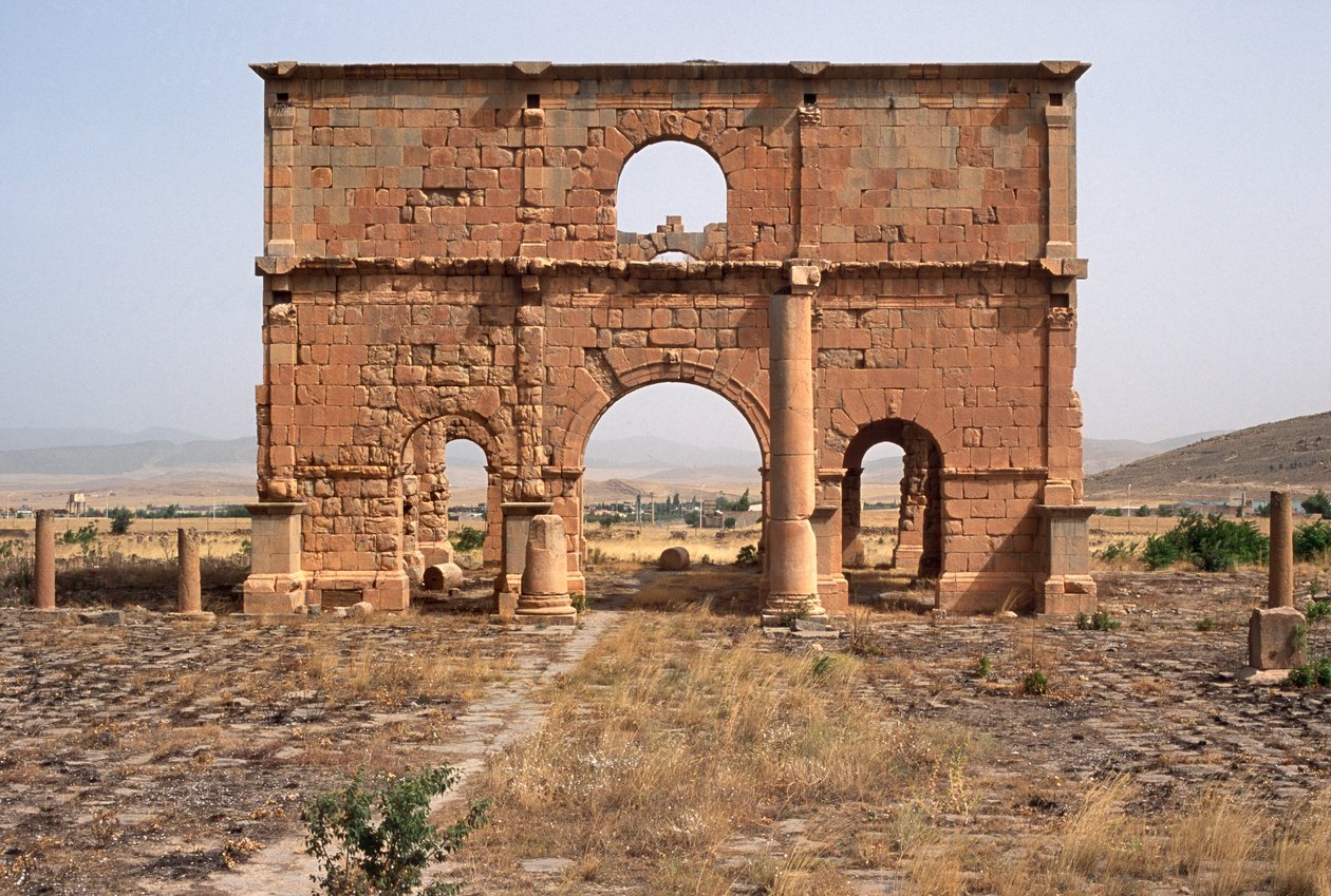 Uitzicht op het pretorium door Roman Imperial Period