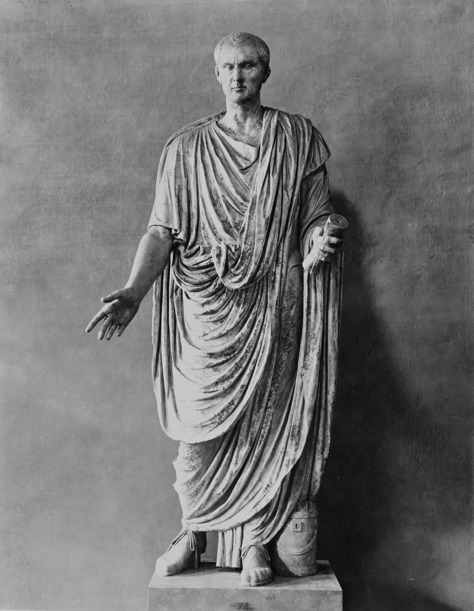 Cato de Oudere in een toga door Roman Roman