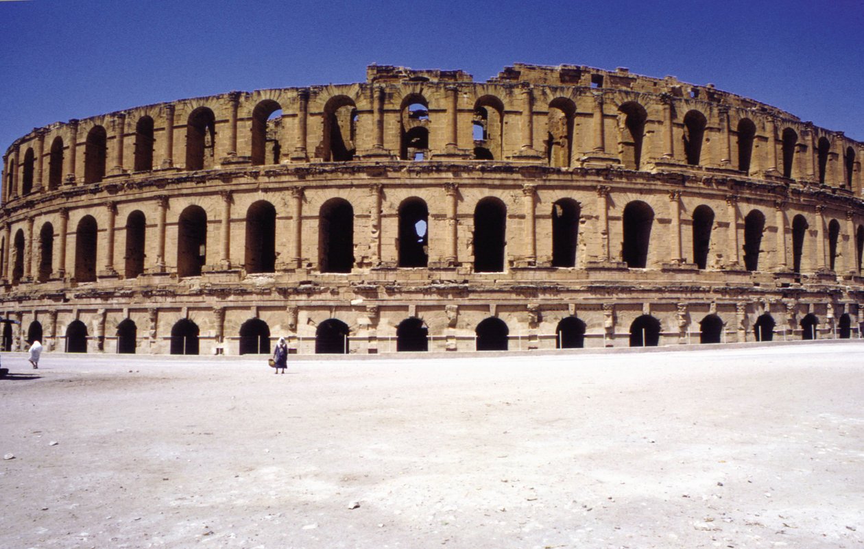 Amfitheater van El-Djem (Tunesië) door Roman