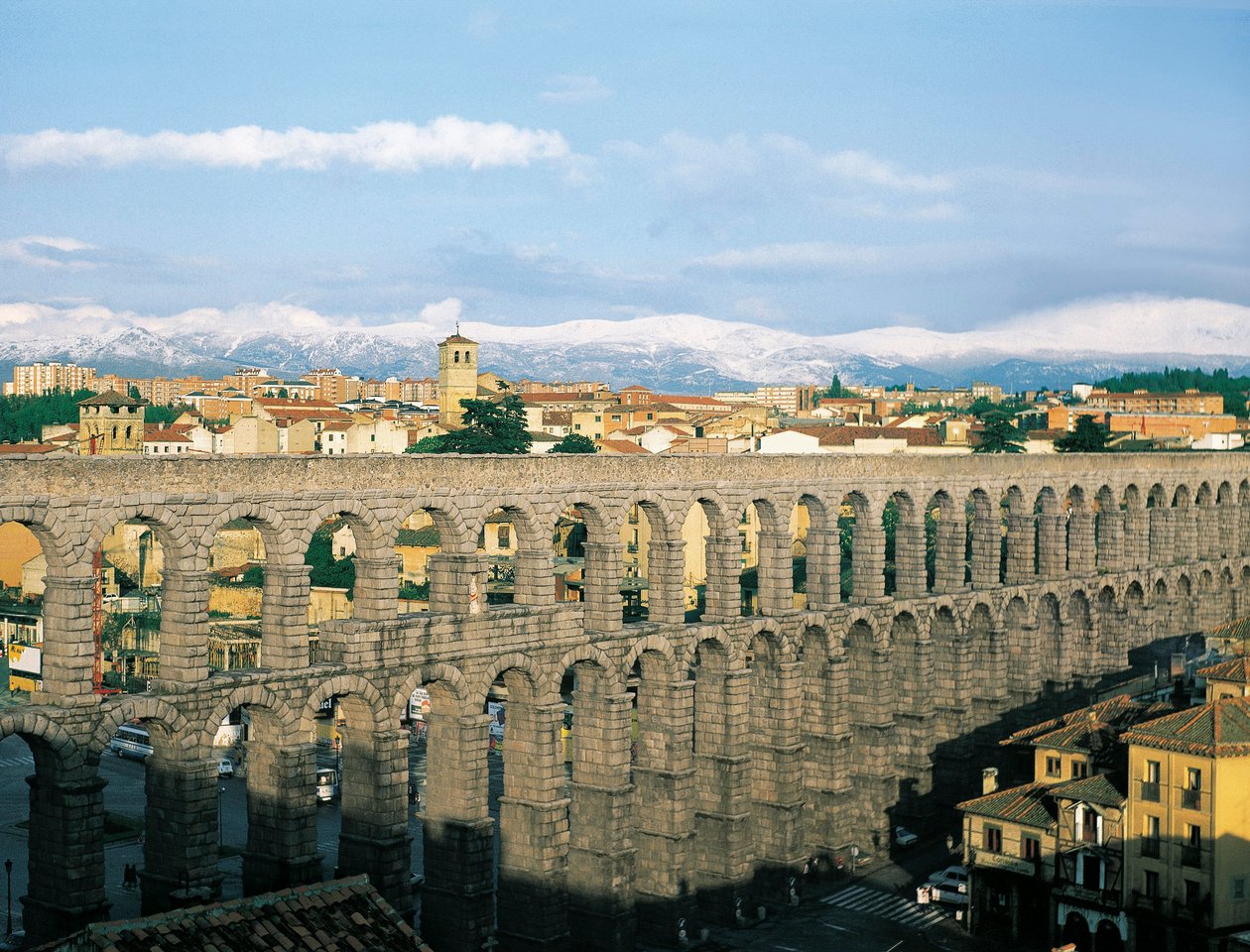 Aquaduct van Segovia, Spanje door Roman