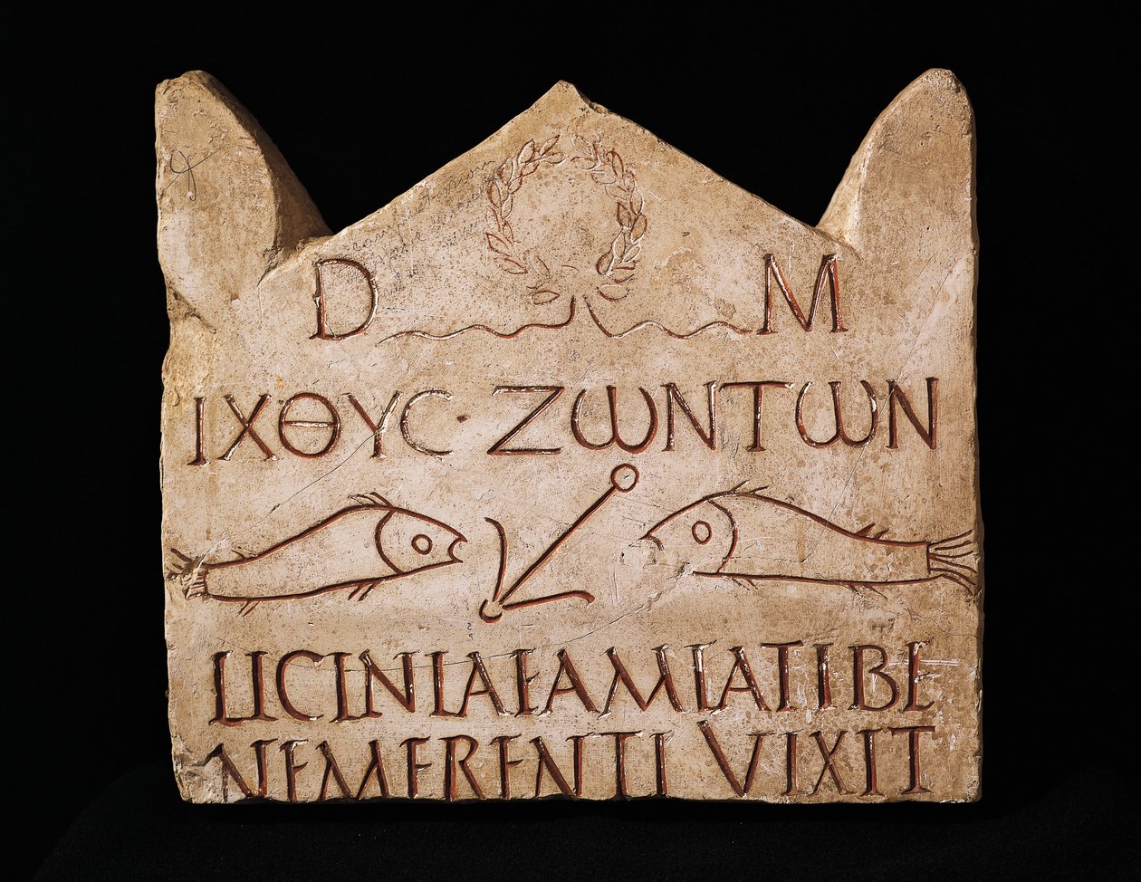 Grafsteen van Licinia Amias door Roman