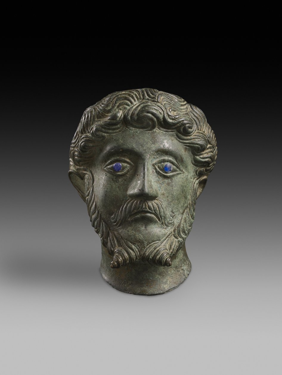 Hoofd van Marcus Aurelius, 161-180 AD door Roman