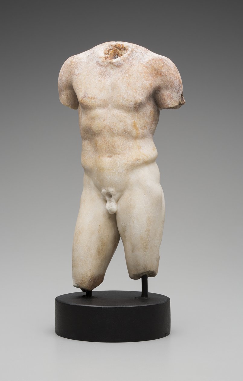 Naakt mannelijk torso (marmer) door Roman