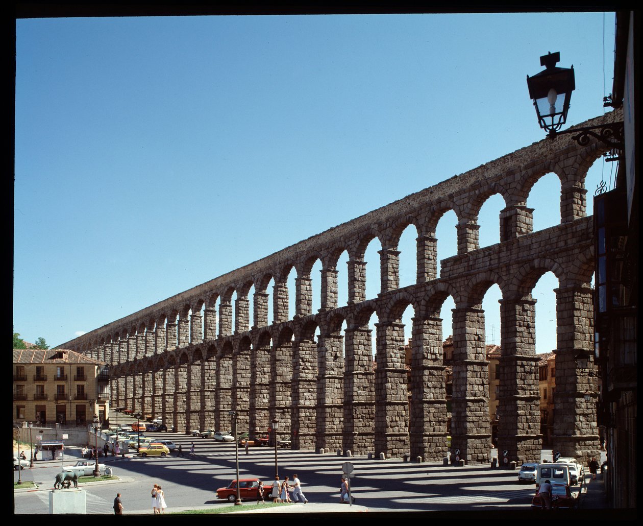 Uitzicht op het aquaduct door Roman