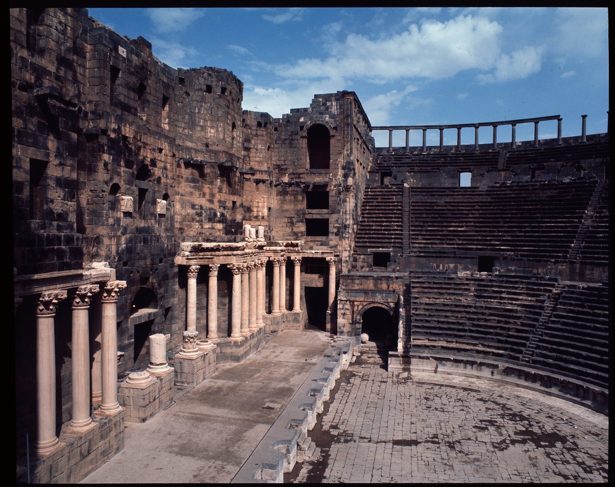 Uitzicht op het theater door Roman