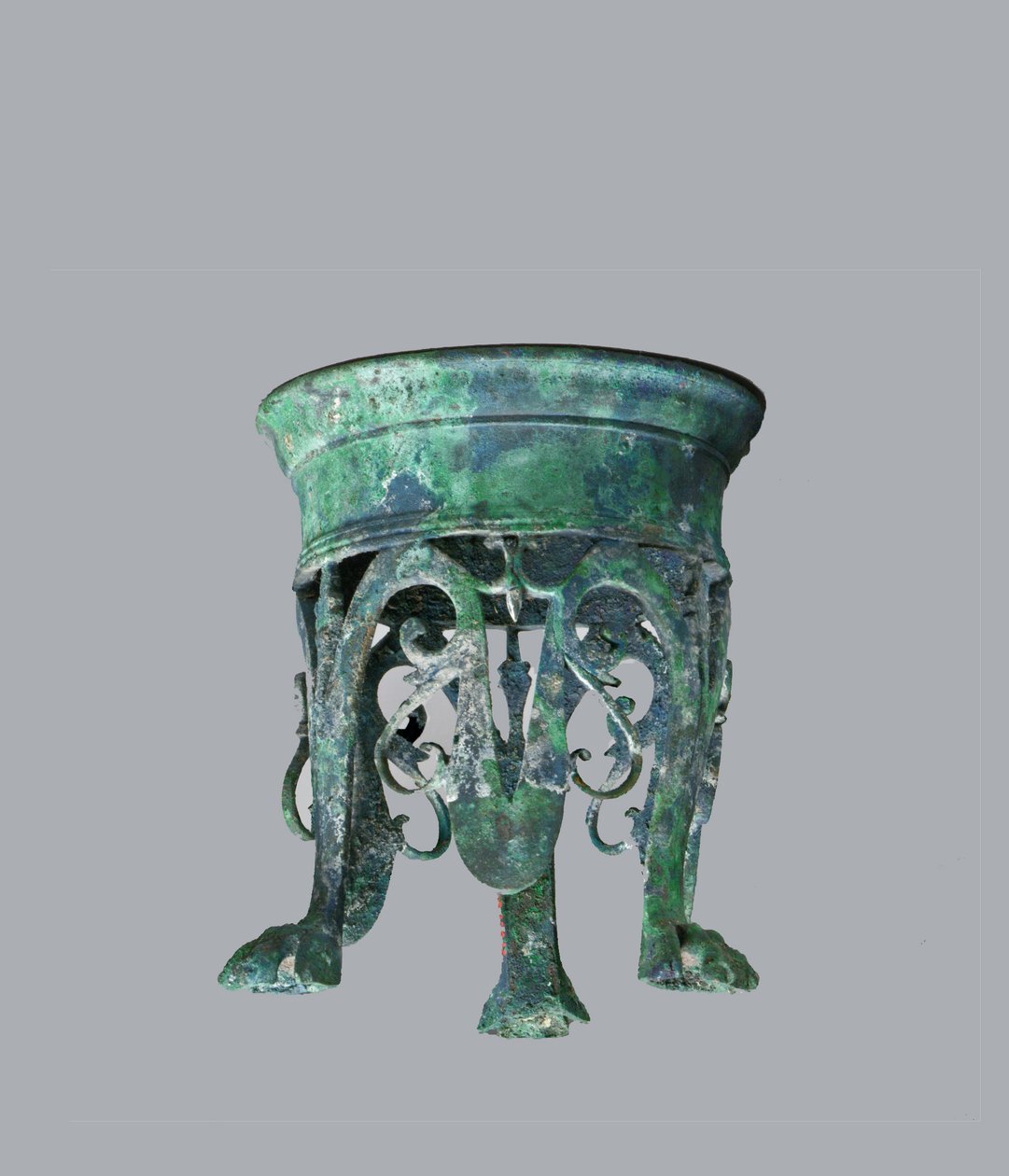 Bronzen standaard door Roman Imperial Period
