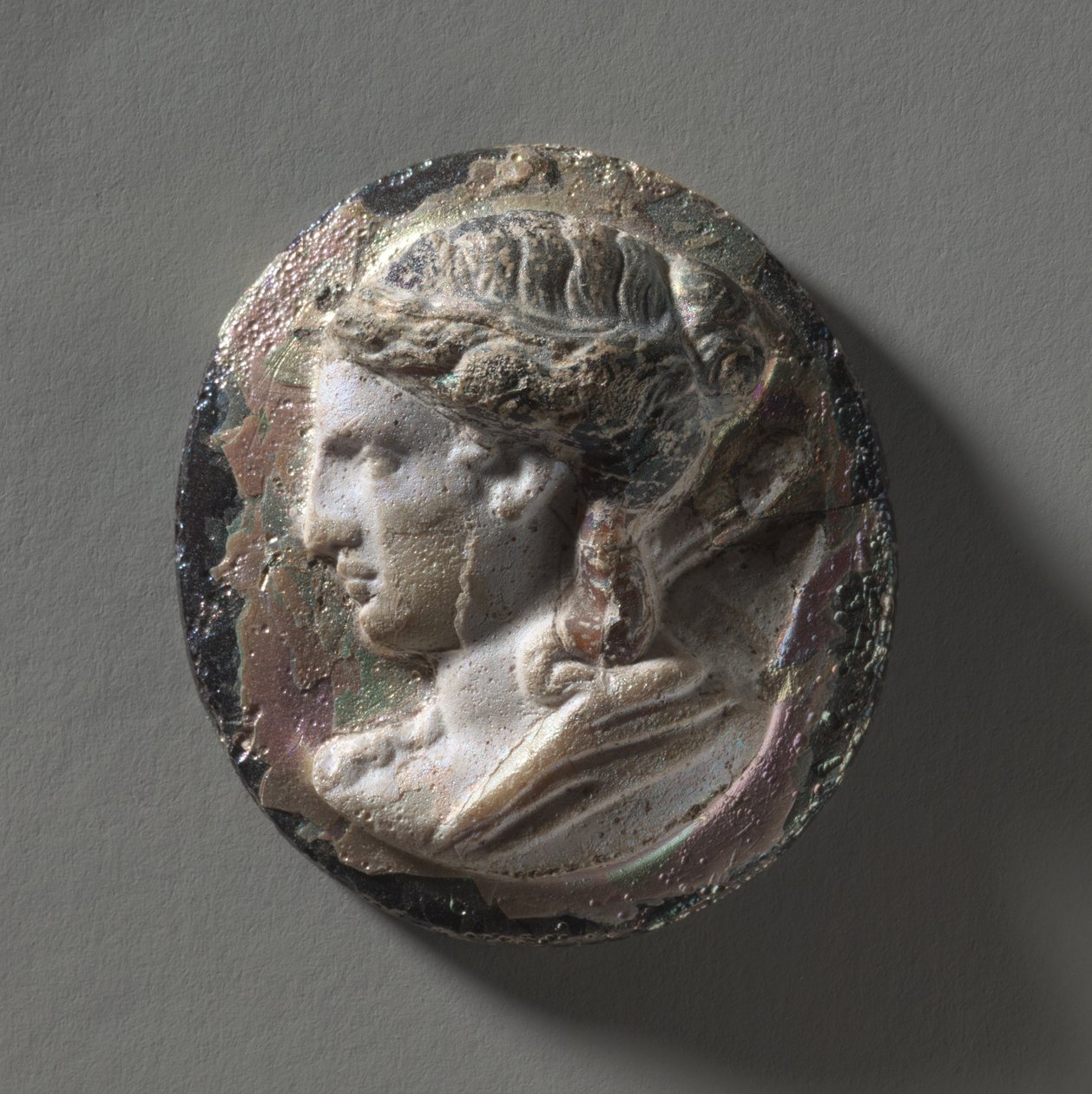 Camee: Hoofd van Artemis, 100-200 door Roman Imperial Period