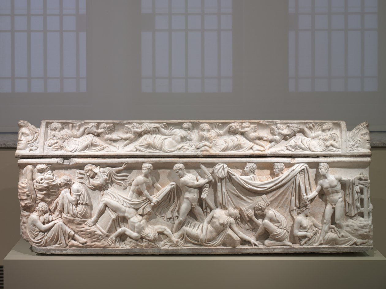 Sarcophagus, c.100-125 door Roman Imperial Period