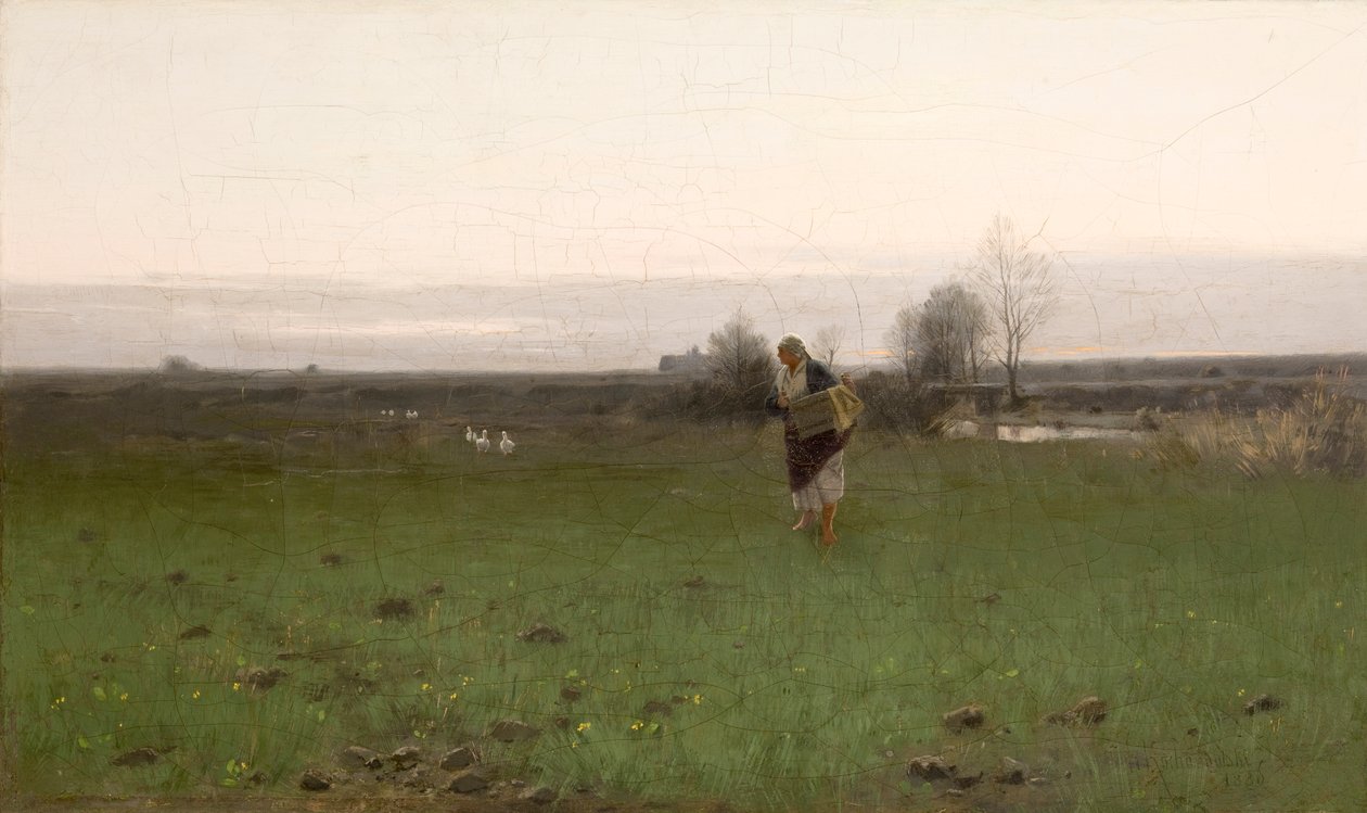 Landschap in de omgeving van Krakau door Roman Kochanowski