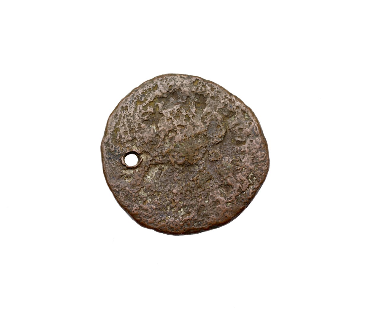 Munt, 30 v.Chr.-395 n.Chr. (brons) door Roman Roman