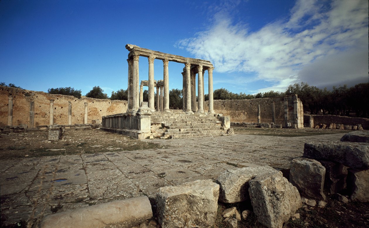 Tempel van Juno Caelestis door Roman Roman