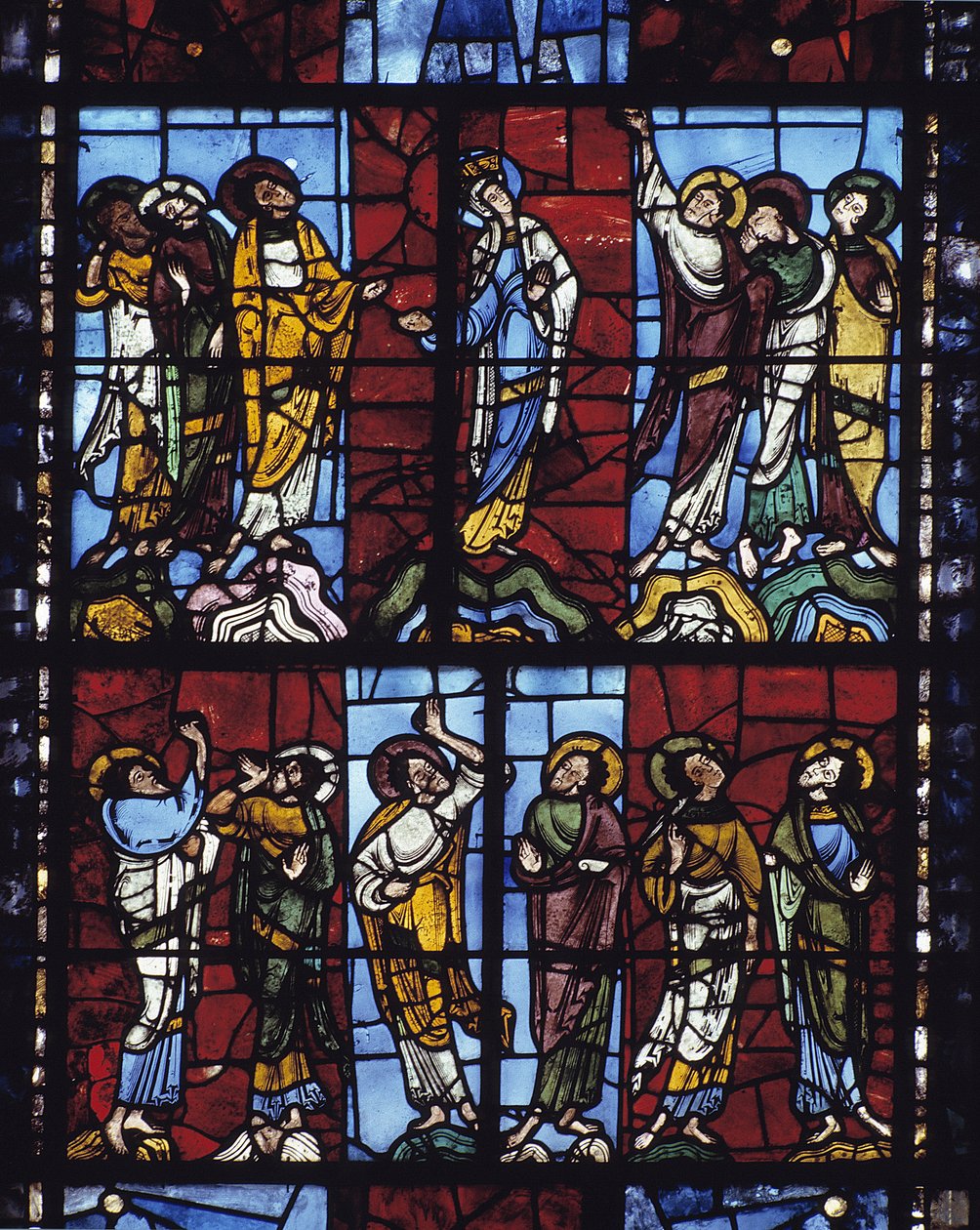 Hemelvaart (glas-in-lood) door Romanesque