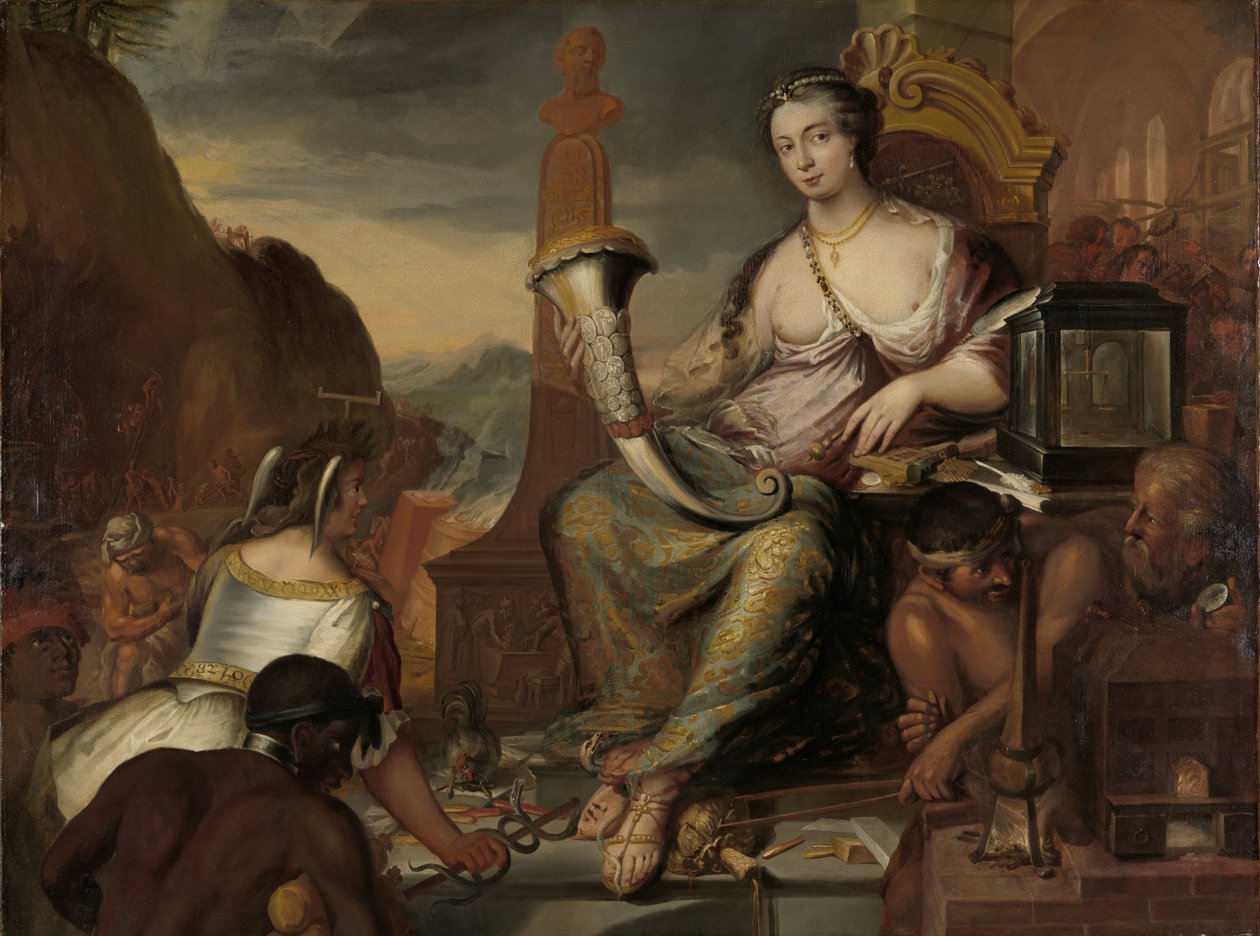 Allegorie van de Munt door Romeyn de Hooghe