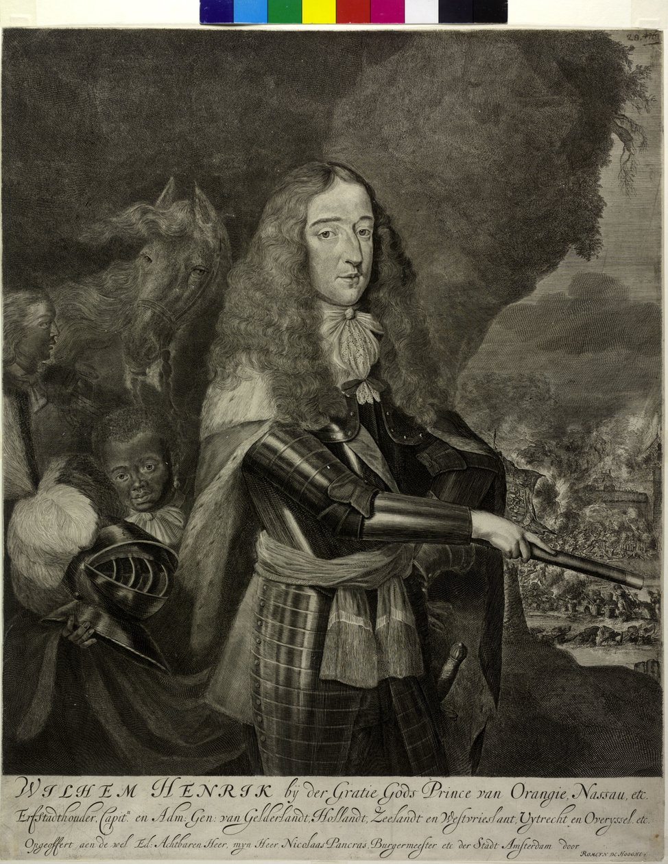 Prins van Oranje Willem III door Romeyn de Hooghe