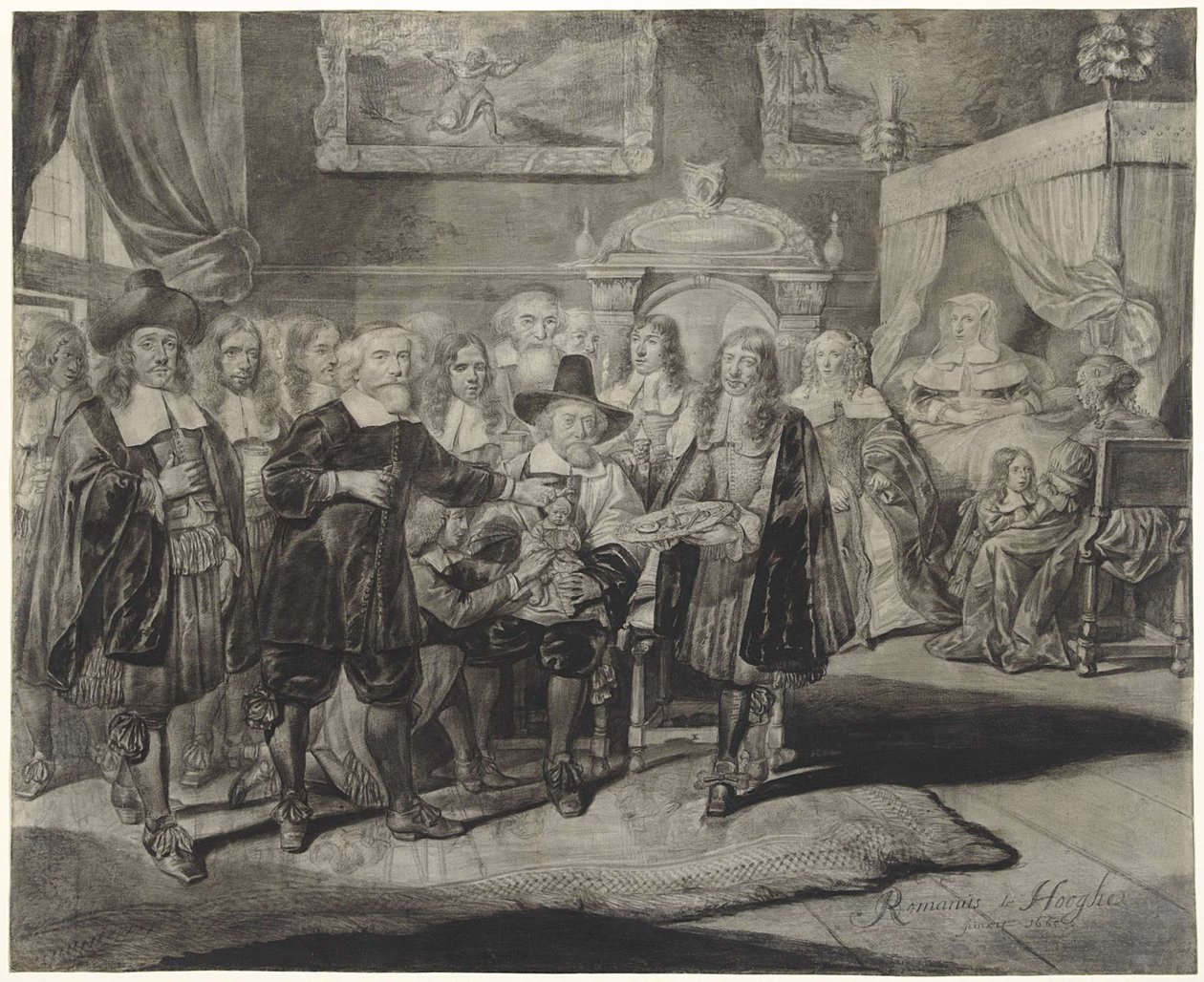 De besnijdenis door Romeyn de Hooghe
