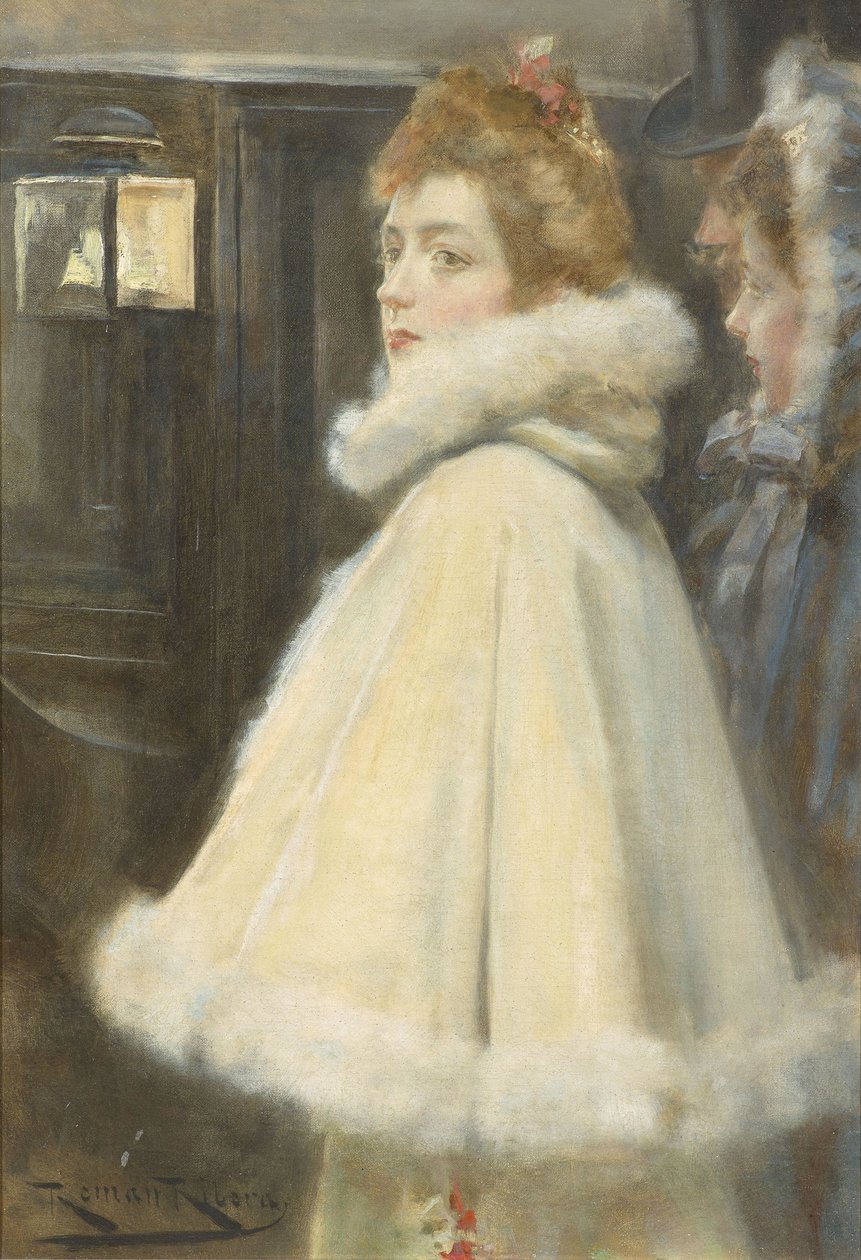Voor het bal door Román Ribera Cirera