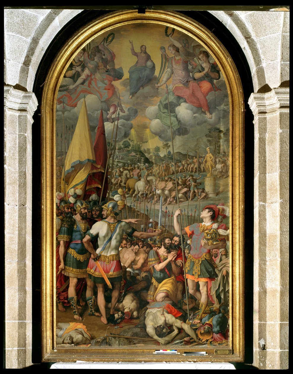 Het martelaarschap van St. Maurice door Romulo Cincinnato