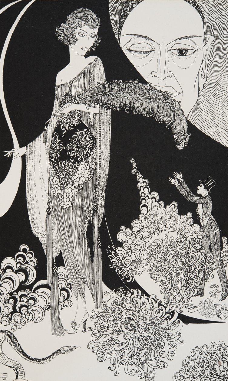 Illustratie uit Rubáiyát van Omar Khayyam, 1920 door Ronald Balfour