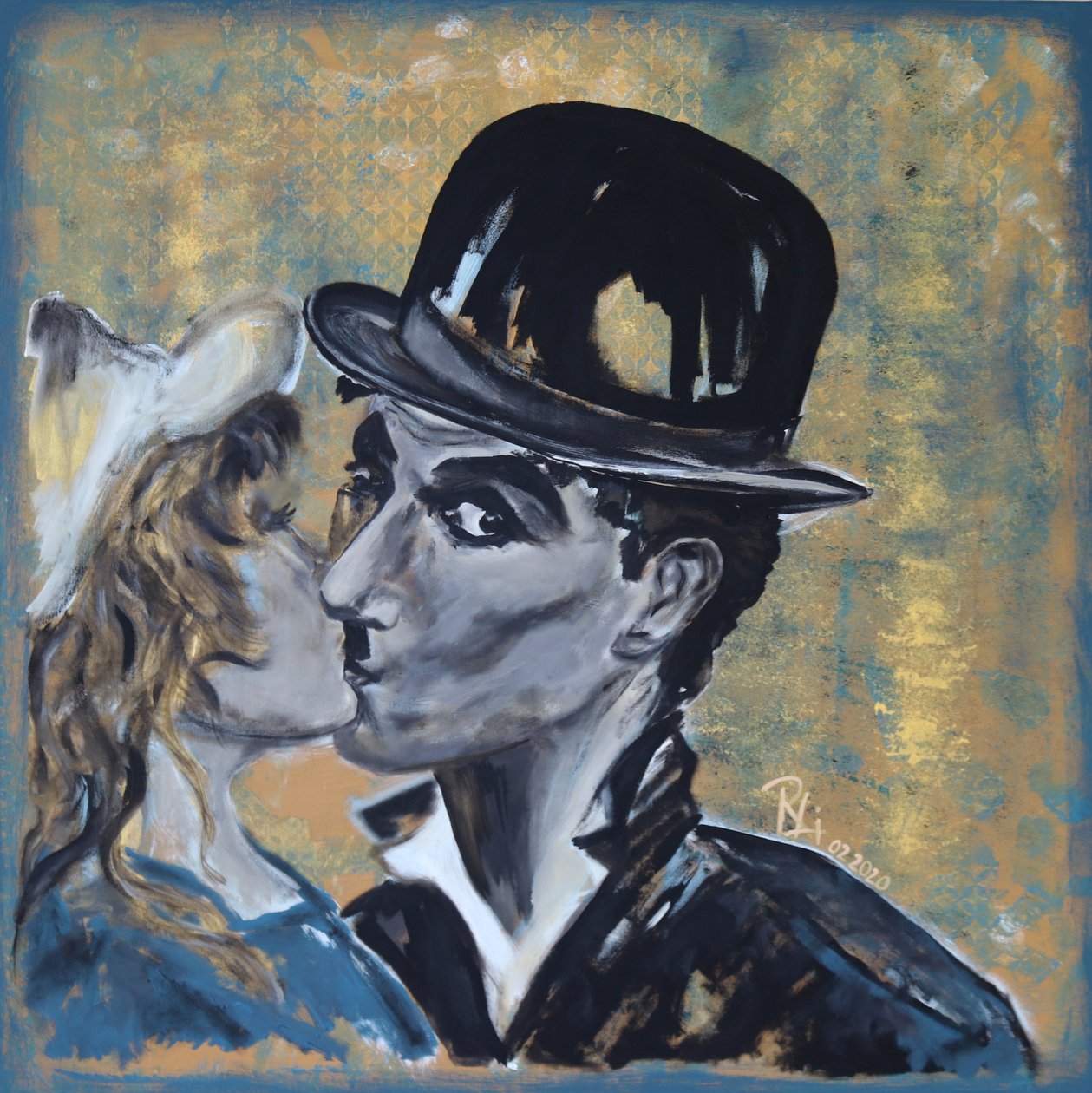 Charlie Chaplin - Der Kuss door RosaLi