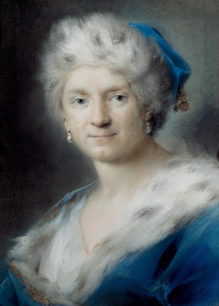 Zelfportret als Winter door Rosalba Giovanna Carriera