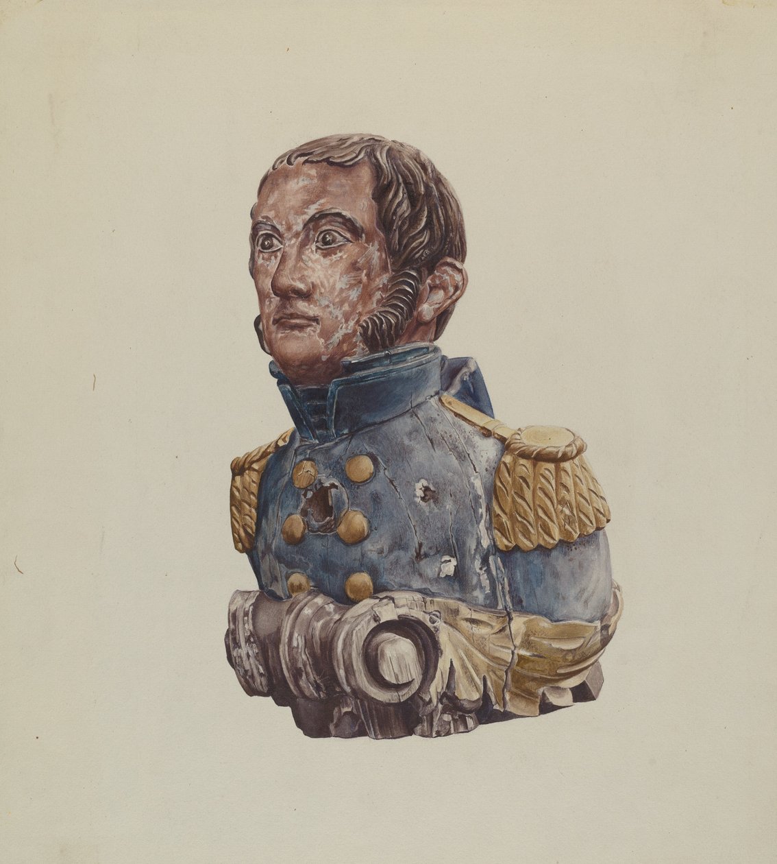Boegbeeld: Marineofficier door Rosamond P. Gray