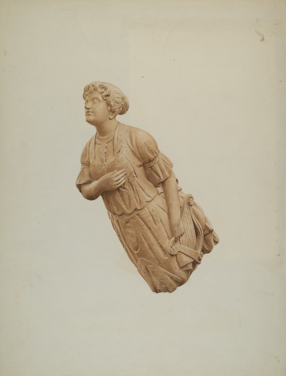 "De Rijn" Boegbeeld door Rosamond P. Gray