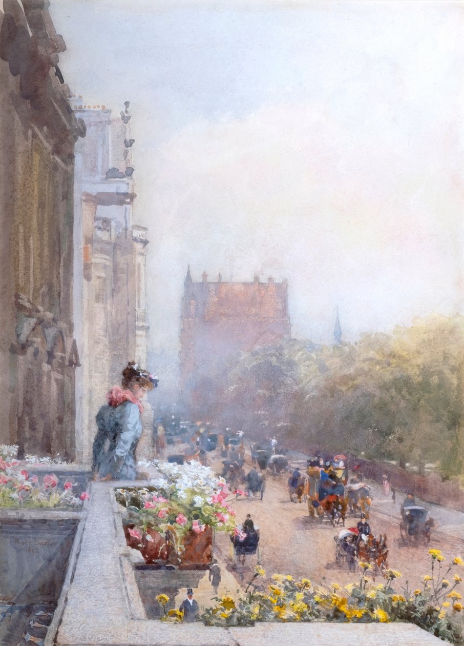 Piccadilly in juni door Rose Maynard Barton