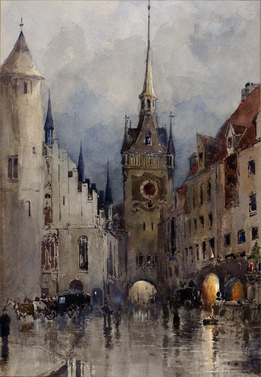 Straatbeeld in München door Ross Turner