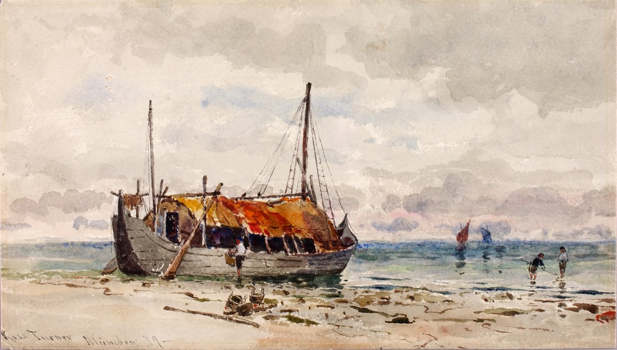 De mosselverzamelaars, 1879 door Ross Turner