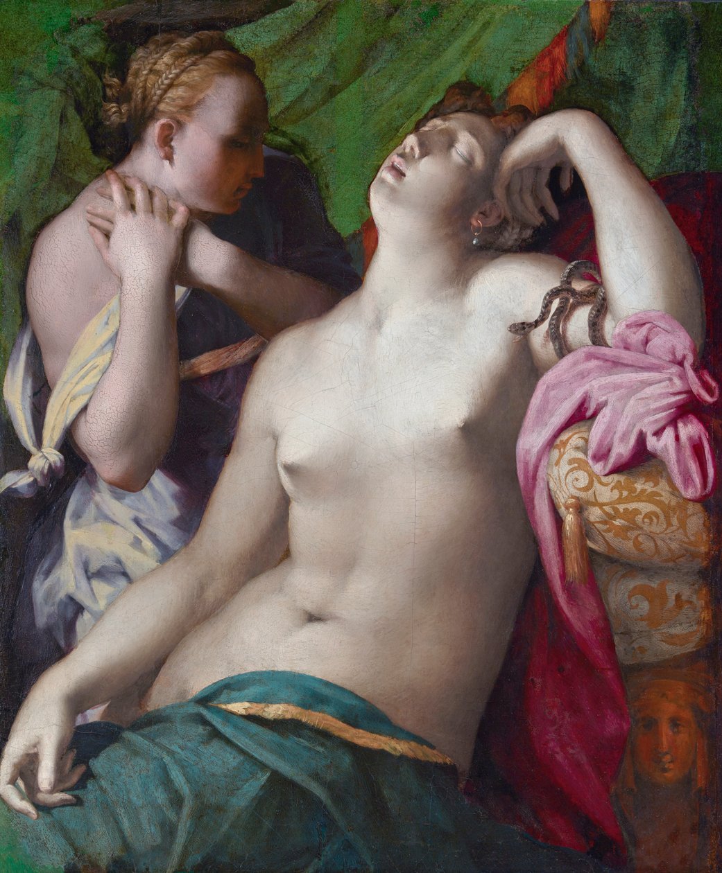 Stervende Cleopatra door Rosso Fiorentino