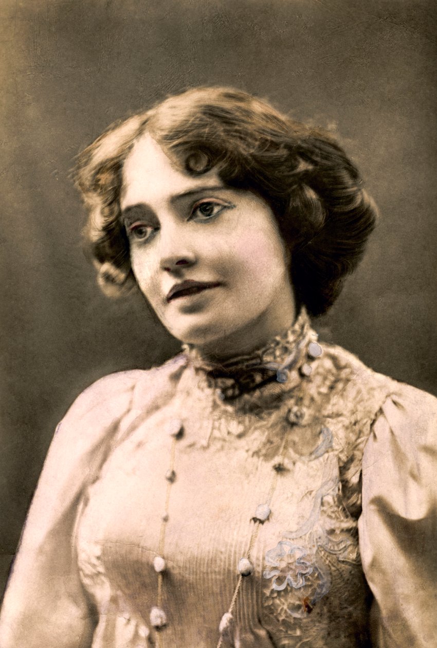Dorothea Baird 1875-1933, Engelse actrice, 1903 door Rotary Photo