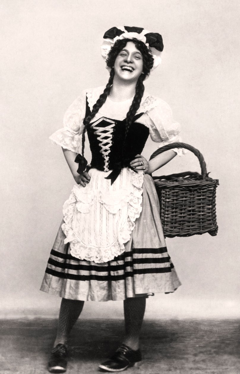 Fanny Fields, actrice, begin 20e eeuw door Rotary Photo