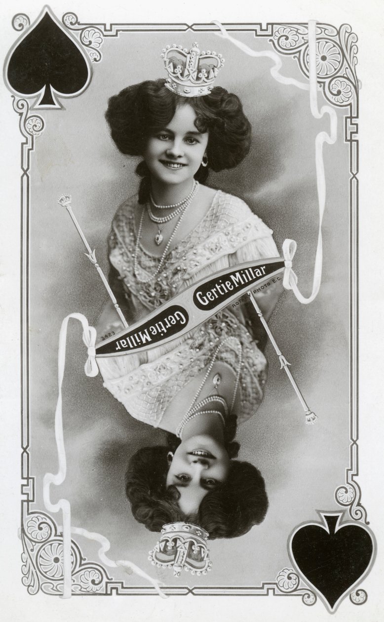 Gertie Millar, Britse actrice en zangeres door Rotary Photo