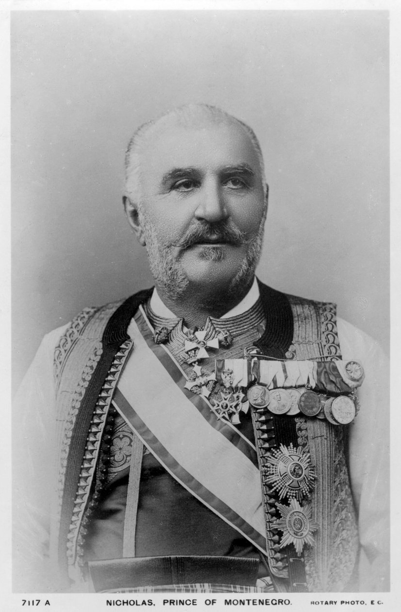 Nicholas, prins van Montenegro door Rotary Photo