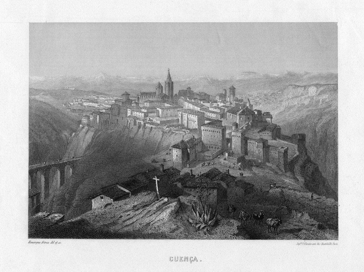 Cuenca, Spanje door Rouargue Brothers