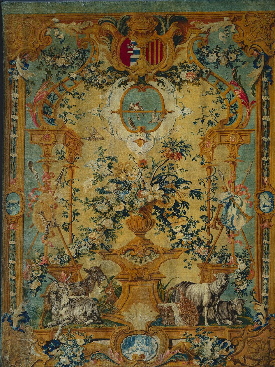 Paneel: Lente door Royal Savonnerie Manufactory, Chaillot Workshops