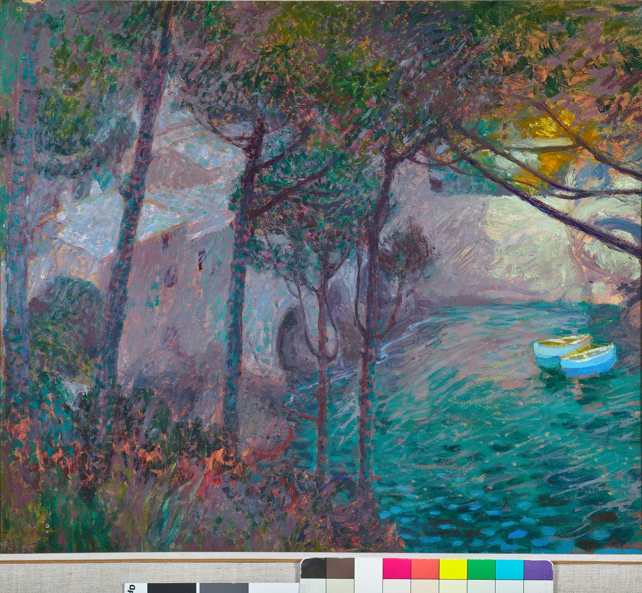 Baai van San Fruttuoso, ca. 1913-15 door Rubaldo Merello